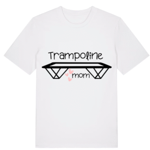 T- Särk, valge. Trampoline mom