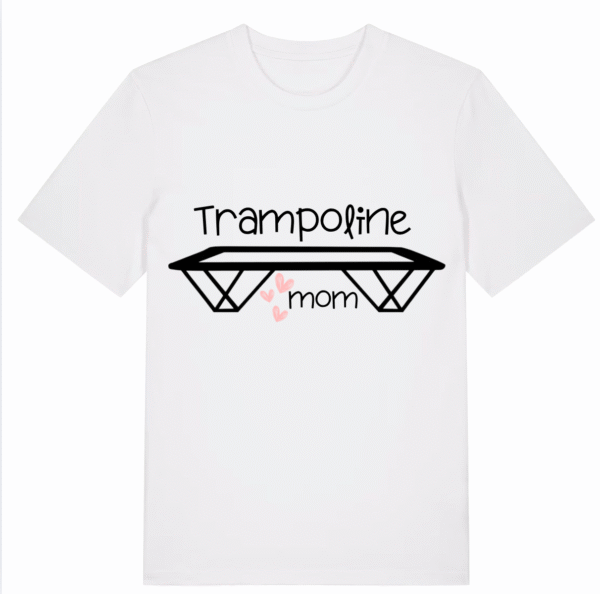 T- Särk, valge. Trampoline mom
